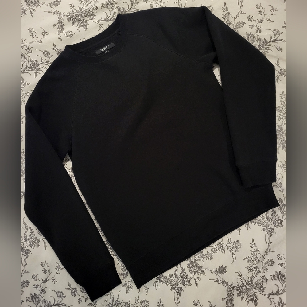 BRUNETTE Black Crew Neck Sweater
